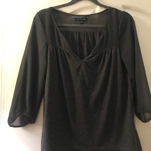 American Eagle Quarter Sleeve Top